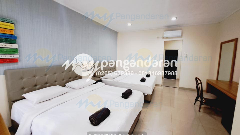  Tampilan Family Room Bulak Laut & Resort Pangandaran